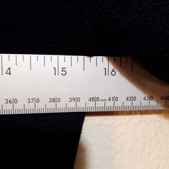 Young Woo Blue Asymmetrical Embroidered Collar Coat Dress XS - Picture 11 of 15